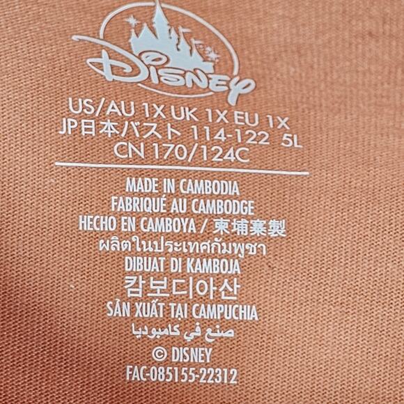 Disney Parks Mickey Mouse Salmon Tank Top NWT Women's Plus Size 1X - Picture 5 of 11